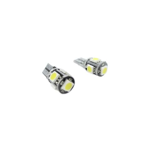 Bec Led T10 5 SMD 5050 Canbus culoare Alb 12V HL 2