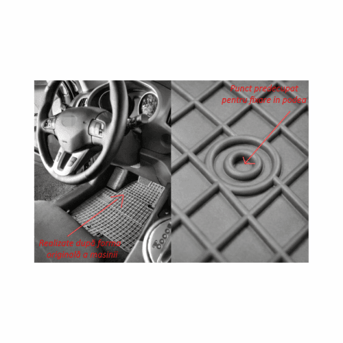 Covoare interior cauciuc El Toro compatibile Seat Arona Crossover 2017-> Cod: 402010 P50 2