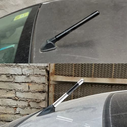 Tija antena radio auto cu 4 adaptoare  12cm  Cod:  W00045 3