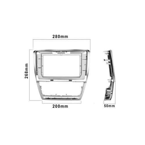 Rama Navigatie 10" cu cablaj si modul canbus compatibila Skoda Octavia II 2009-2013  Cod: NV3179 / GR1 3