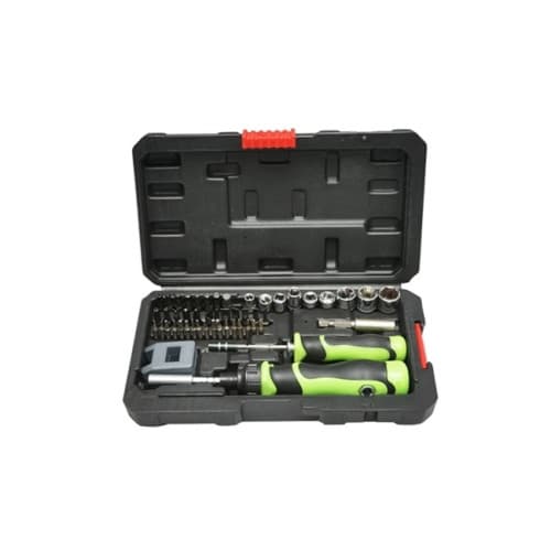 Trusa surubelnita cu biti si tubulare 5-13mm 51 piese Breckner Germany Cod: BK80628 2