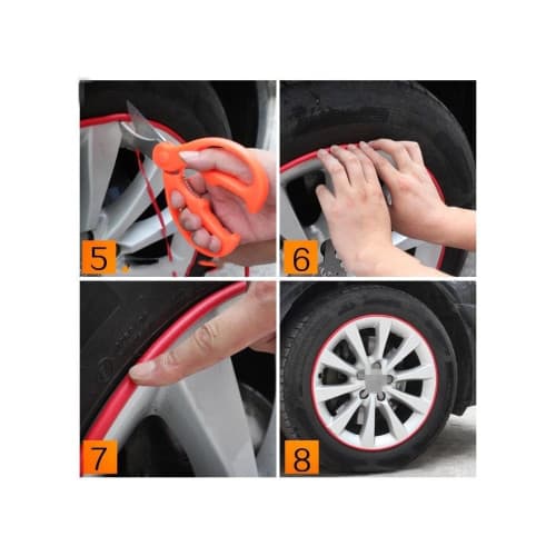 Protectie margine janta auto banda 8 metri diverse culori universala 3