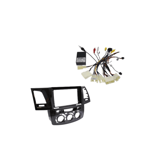 Rama Navigatie 9" cu cablaj si modul canbus compatibila Toyota Hilux VII 2004-2015 Cod: NV3206 / GR1 2
