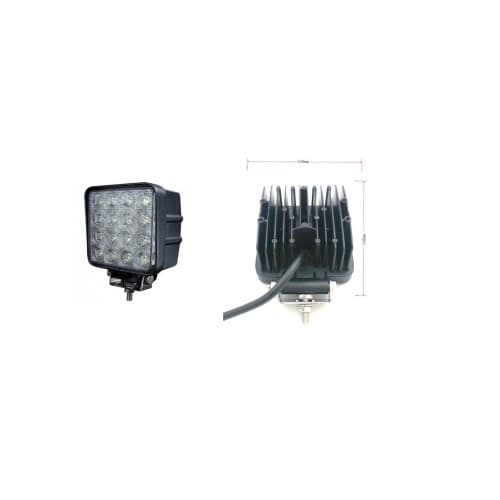 Proiector LED auto offroad 48W12-24V,1440 lumeni ,spot beam  Cod:HAL144/ JR-G16-F-LM 4