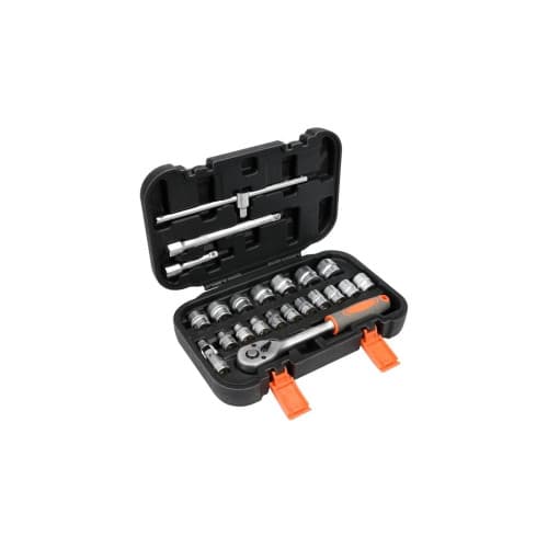 Trusa tubulare + antrenor 38 bucati ,1/4" CR-V Cod:YT-14471 2