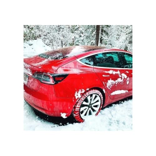 Lanturi Auto Textile Zapada 3D Matte rosii  marime XXL 4