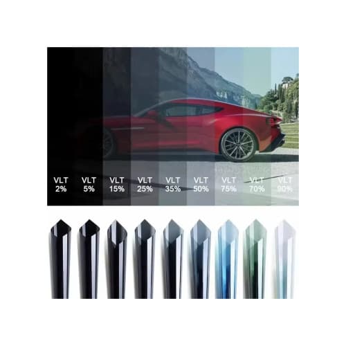 Folie auto omologata DRK geamuri fata 10m x 0.5m VLT 90% cu 5 certificate RAR   2