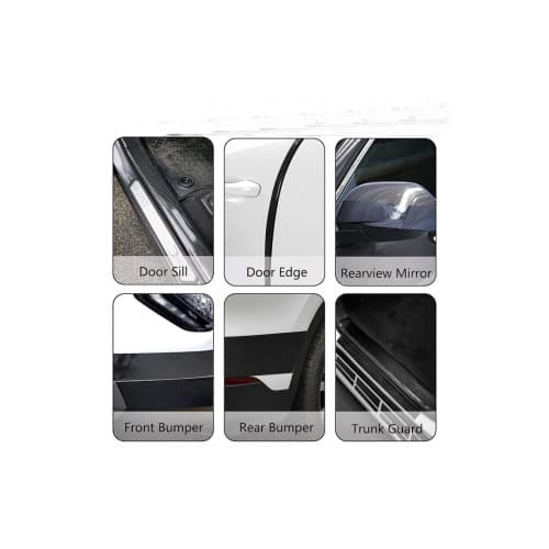 Rola de film autoadeziv 5D carbon pentru protectie bandouri sau praguri 5cmx5m Cod: K5D5cm 4