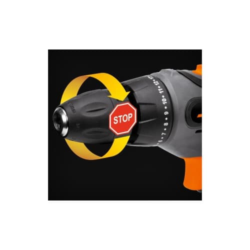 Autofiletanta STHOR 20V 26Nm cu acumulator 2Ah si mandrina autocentrare Cod: 78081 2