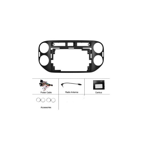Rama Navigatie 9" cu cablaj si modul canbus compatibila VW Tiguan I 2007-2012  Cod: NV3244 / GR1 4