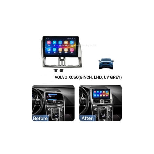 Rama Navigatie 9" cu cablaj si modul canbus compatibila Volvo XC60 I 2008 - 2013 Cod: NV3227 / GR2 3