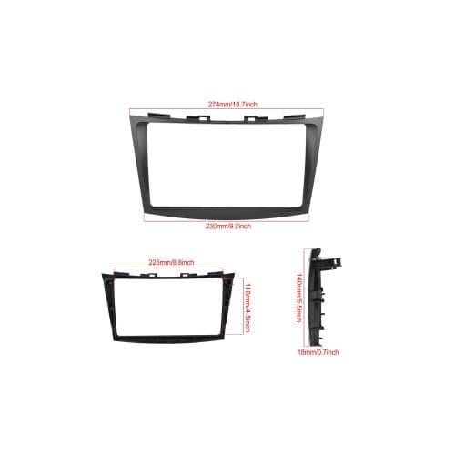 Rama Navigatie 9" cu cablaj  compatibila Suzuki Swift IV 2010-2017 Cod: NV3191 / GR1 4