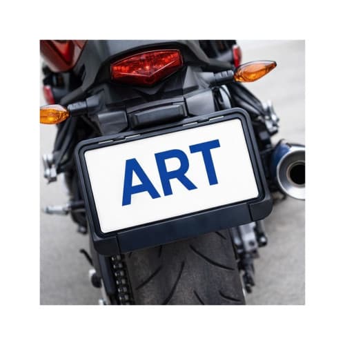 Suport numar Moto - ATV compatibil placute inmatriculare Romania Tip C 240 x 130 mm 3
