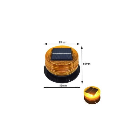 Girofar solar portocaliu  Cod: 1108421 2