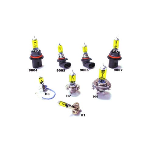 Set bec halogen 9005 HB3 12V 55W Galben 2
