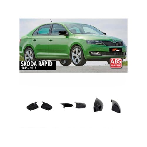 Capace oglinda tip BATMAN compatibile Skoda Rapid  2015-2017 cu semnalizare in oglinda Cod: BAT10133 / C581-BAT2