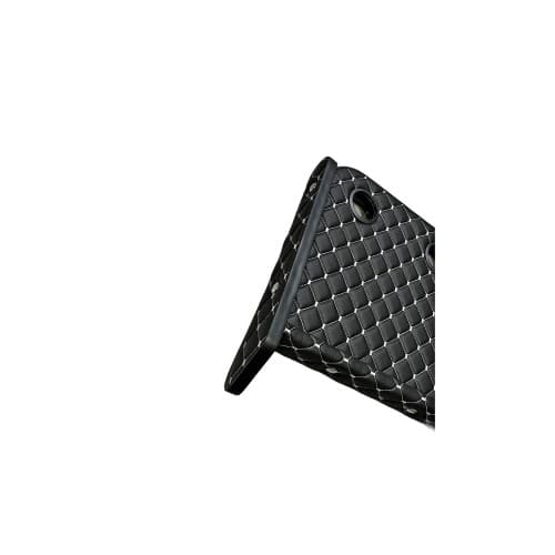 Masa de bord cu 2 suporti pentru pahare ,piele ecologica culoare Negru cusatura Gri compatibila Iveco Daily 2014-> 2