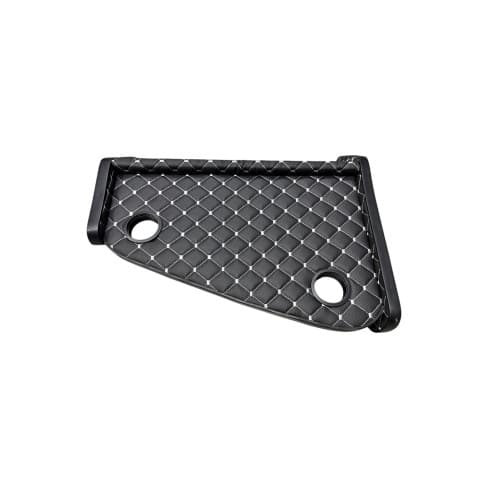 Masa de bord cu 2 suporti pentru pahare ,piele ecologica culoare Negru cusatura Gri compatibila Iveco 2001-2006