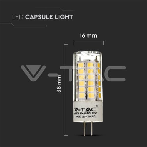 Spot LED SAMSUNG Cip G4 3.2W Plastic 6400K COD: 133 2