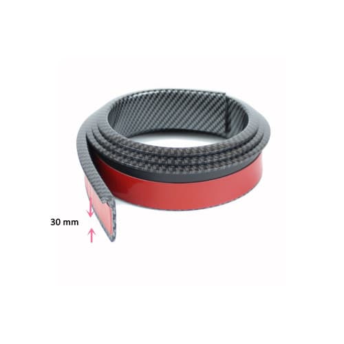 Set 4 ornamente protectie aripa din cauciuc 1,6mx3cm culoare Carbon Cod: FS-7013