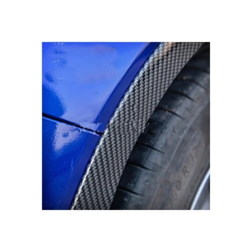 Set 4 ornamente protectie aripa din cauciuc 1,6mx3cm culoare Carbon Cod: FS-7013 2