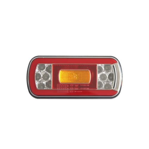 Lampa spate 220x100, 6 functii, cu ceata si numar, LED,  Fristom Cod: FT-130PM 3