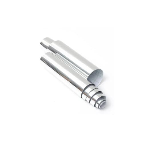 Folie auto  Crom Argintiu cu tehnologie de eliminare a bulelor 1. 5mx1m  Cod: 1508N / CF20-S