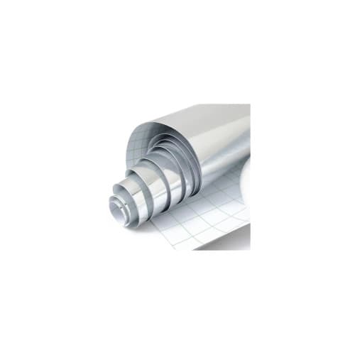 Folie auto  Crom Argintiu cu tehnologie de eliminare a bulelor 1. 5mx1m  Cod: 1508N / CF20-S 3
