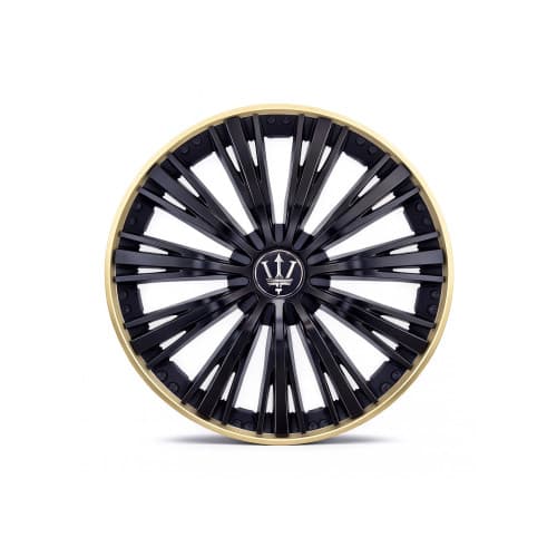 Set 4 capace roti Evo culoare negru auriu 16 inch Cod: WM4-1GL-16