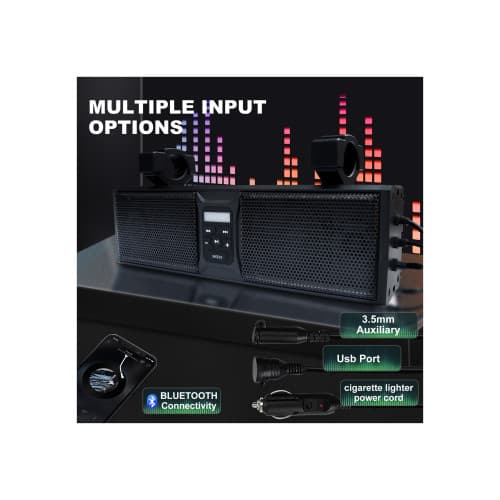 Boxa Soundbar pentru ATV / UTV / Barca  12V/ 400W Cod: MT4000-4 3