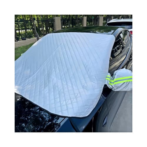 Parasolar exterior auto iarna vara cu protectie oglinzi laterale reflectorizante 145 x 113 cm Cod: CST-9M145113 2