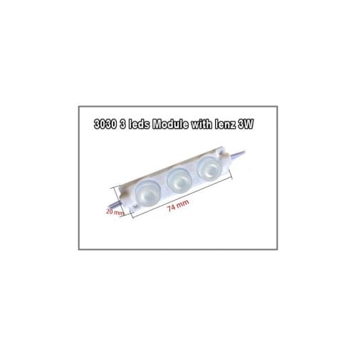 Modul LED 3 SMD 3W 12V Cod: 7520-3LED-3030