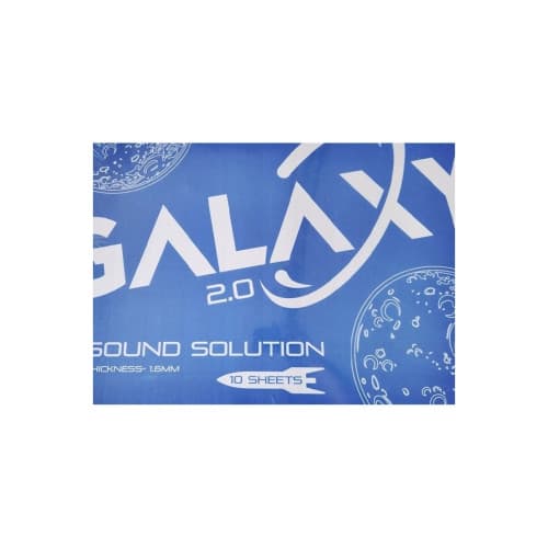 Set 10 foi insonorizant auto PARACOAT Galaxy 2 straturi butyl aluminiu 700x500 mm grosime 2 mm 2