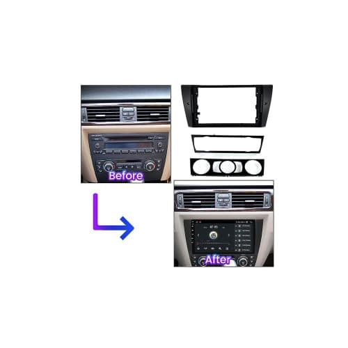 Rama Navigatie 9" cu cablaj si modul canbus compatibila  BMW Seria 3 (E90) 2004 - 2013 Cod: NV3009/ GR2 4