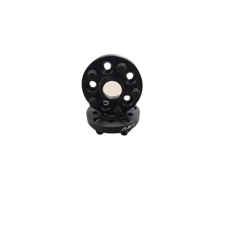 Distantiere / flanse adaptoare din aluminiu forjat 6061T6 / Grosime 22mm / Negru  Cod:DADP-5120-1