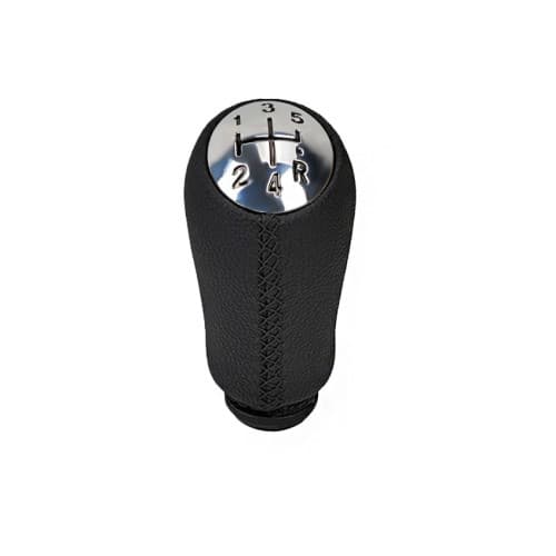 Maner schimbator imitatie piele compatibil  Dacia Logan / Renault Megane / Clio cu 2 adaptoare pentru 5 si 6 viteze  Cod: SC-54