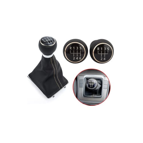 Manson schimbator si maner compatibil Volkswagen Golf VI MK5/MK6 2005-2014 cu 2 adaptoare pentru 5 si 6 viteze Cod: SC-03 2
