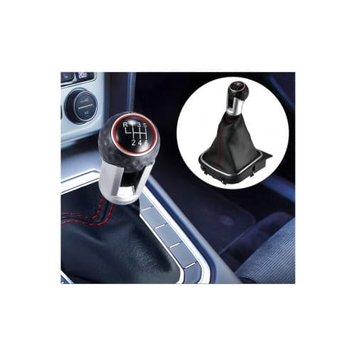 Manson schimbator si maner compatibil Volkswagen Golf VI MK5/ MK6 2005-2014 cu 2 adaptoare pentru 5 si 6 viteze Cod: SC-07 4