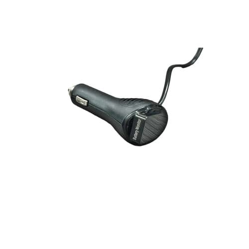 Prelungitor bricheta  cu USB si voltmetru Premium  Negru Cod:1676 2