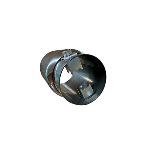 Ornament toba inox Premium, intrare 6.3 cm, lungime 13 cm, diametru exterior 7.5 cm Cod: 7100110 3