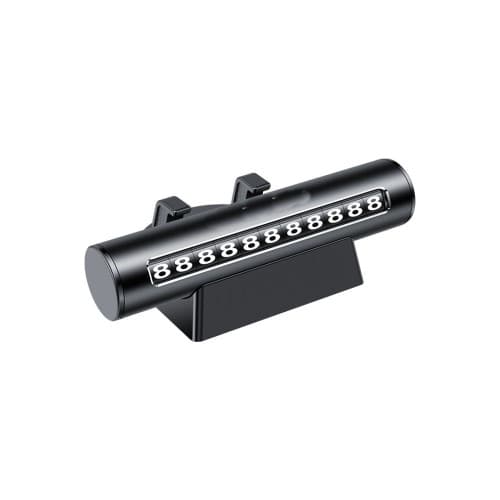 Suport telefon auto cu afisaj numar parcare temporara si suport ochelari Cod: HT-089