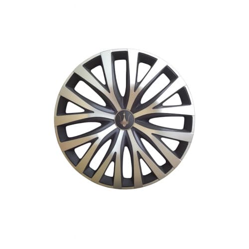 Set 4 capace roti Evo culoare negru argintiu 15 inch Cod: WD2-1SL-15