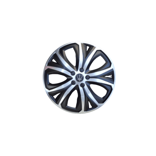 Set 4 capace roti model EVO negru+argintiu 15" Cod: WS1-1SL-15