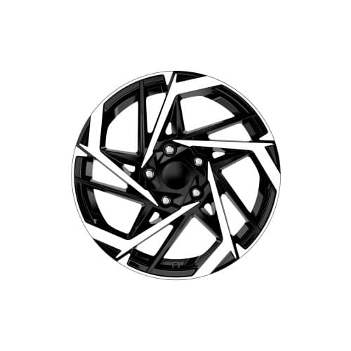 Jante DY1036 KM 16x6.5 5x114.3 ET35 diamond cut compatibile Dacia, Renault, Nissan, Toyota 2