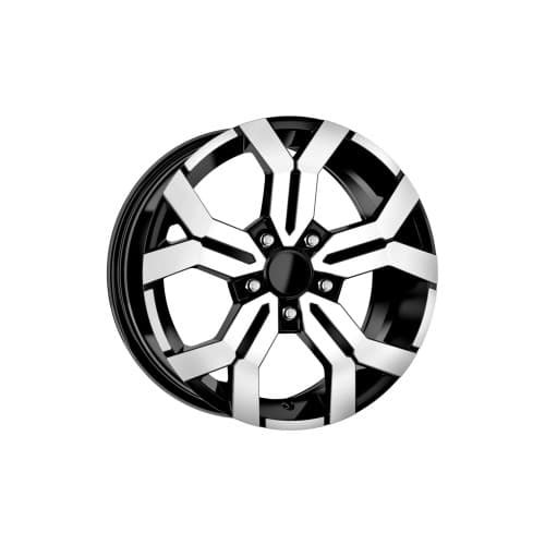 Jante DY1266 KM 16x7 4x100 ET35 diamond cut compatibile Dacia, Renault, Opel