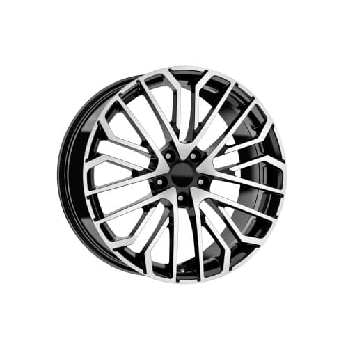 Jante DY1649 KM 19x8.5 5x112 ET30 negru polish compatibile Audi