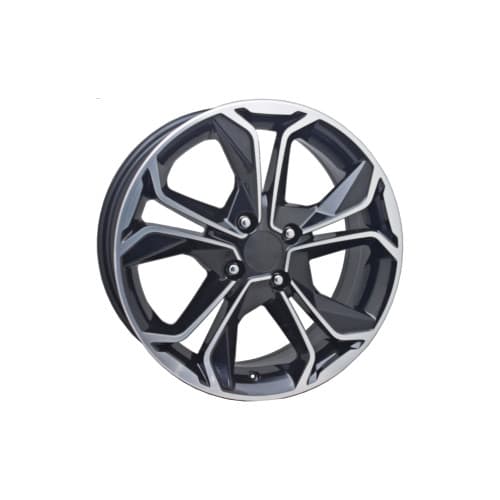 Jante DY176 KM 16x6.5 5x114.3 ET40 diamond cut compatibile Dacia, Renault, Nissan, Toyota