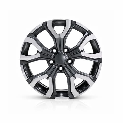 Jante DY1887 GM/LD KM 17x7 5x114.3 ET35 gri antracit polish compatibile Dacia, Renault, Nissan, Toyota, Subaru, Honda, Lexus 2