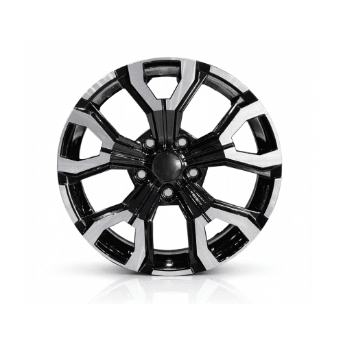 Jante DY1887 B/LD KM 17x7 5x114.3 ET35 negru diamond cut compatibile Dacia, Renault, Nissan, Toyota, Subaru, Honda, Lexus 2