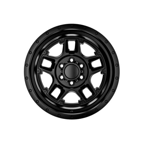 Jante DY306 KM 16x10 6x139.7 ET-50 negru mat compatibile Ford, Toyota, Nissan, Mitsubishi 2